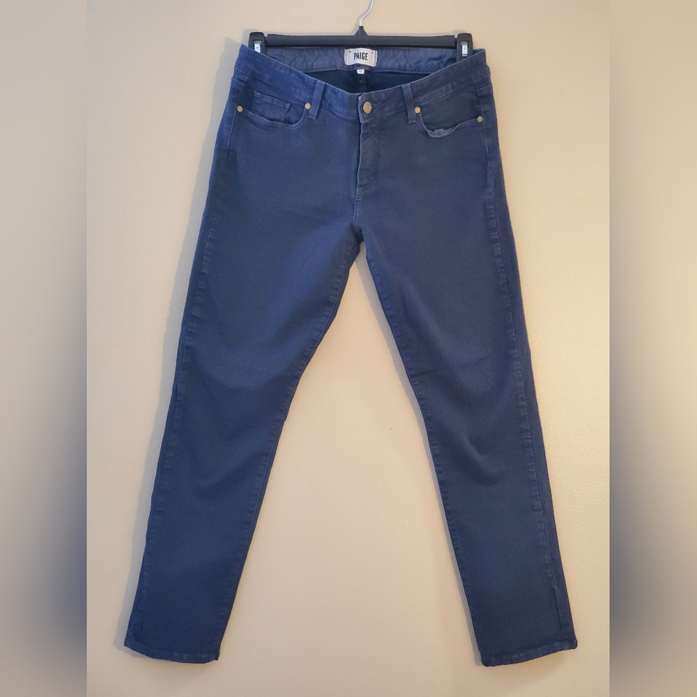 PAIGE Blue Ankle Pants Size 32